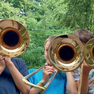 Lerngang der Klassen 3a und 3b zum Evangelischen Posaunenchor der Laurentiusgemeinde Hagsfeld am Mittwoch, 25.02.26