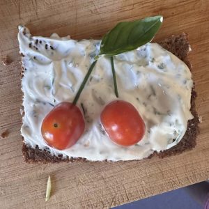 … nun noch der Kräuterquark